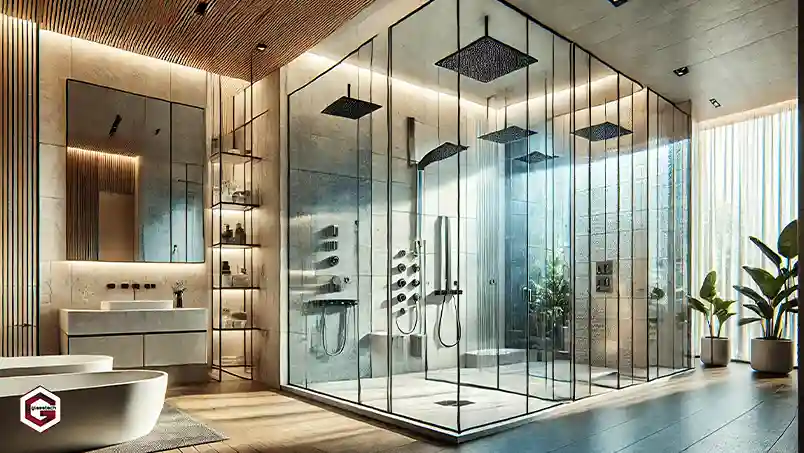 Innovative and contemporary shower cabin designs that blend functionality and aesthetics.