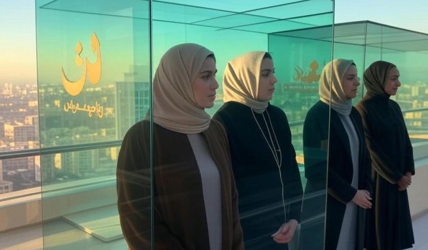 اتاقک شیشه‌ای مدرن برای استفاده به‌عنوان فضای خصوصی یا کاری